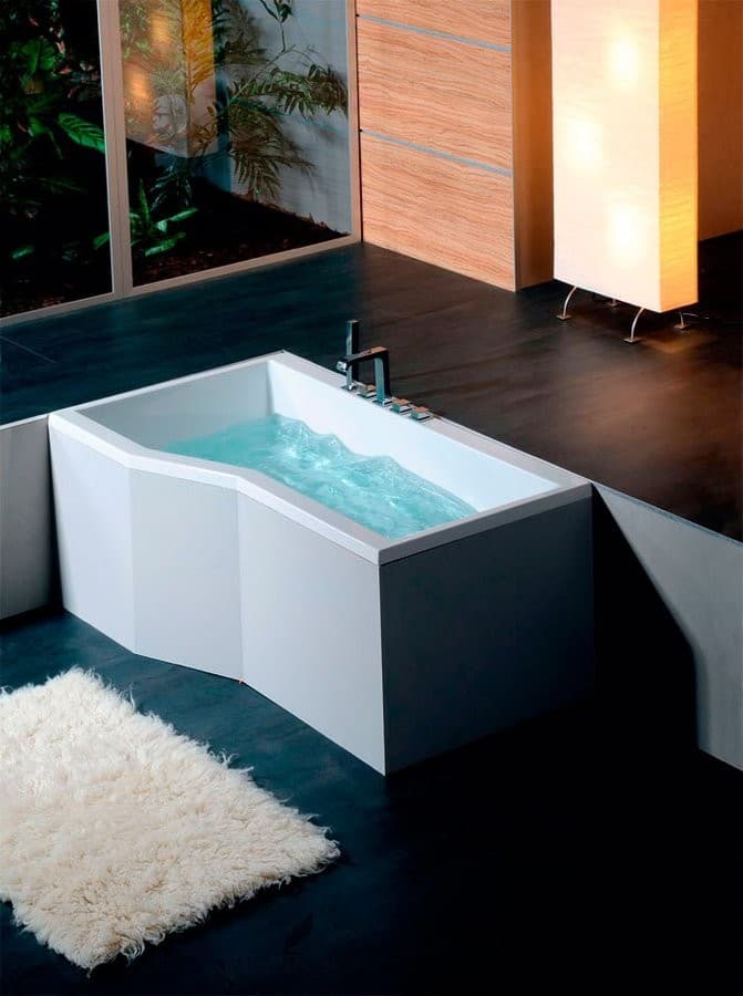 VERSYS L wanna asymetryczna 170x85 cm, lewa, biała