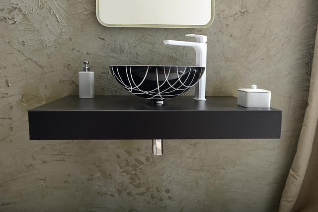 SPY wysoka bateria umywalkowa z przedłużoną wylewką