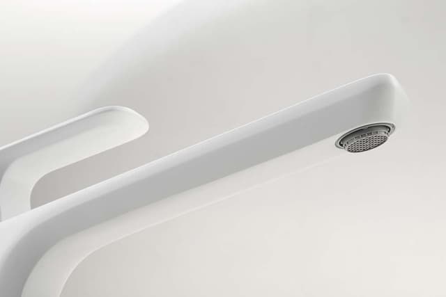 SPY wysoka bateria umywalkowa z przedłużoną wylewką