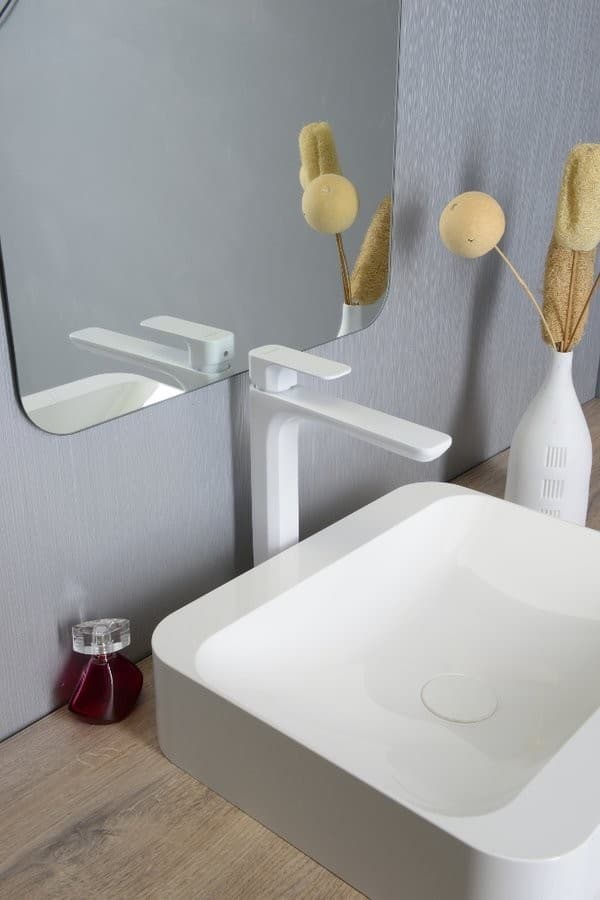 SPY wysoka bateria umywalkowa z przedłużoną wylewką