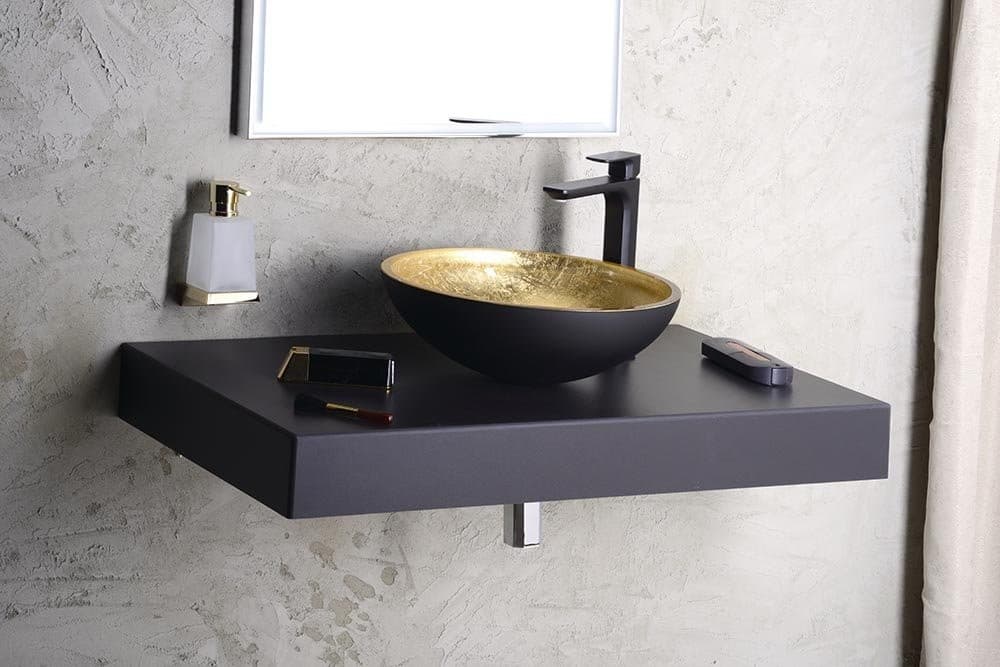 SPY wysoka bateria umywalkowa z przedłużoną wylewką matowa