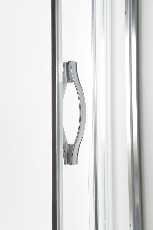 AKCE półokrągła kabina prysznicowa 900x900mm, szkło czyste