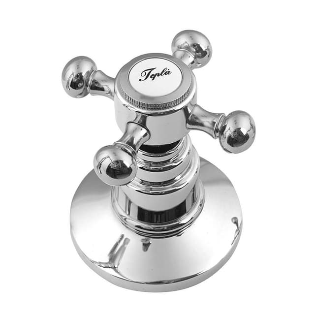 ANTEA bateria na brzeg wanny pięcioelementowa retro chrom