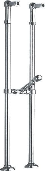 ANTEA podłączenie do baterii wannowej wolnostojącej (para), chrom