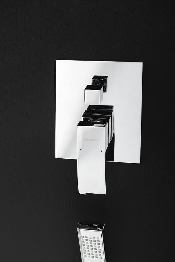 GINKO zestaw natryskowy z baterią podtynkową, chrom