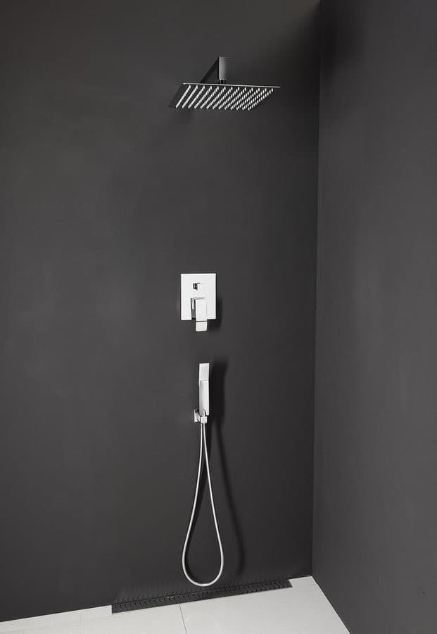 GINKO zestaw natryskowy z baterią podtynkową, chrom