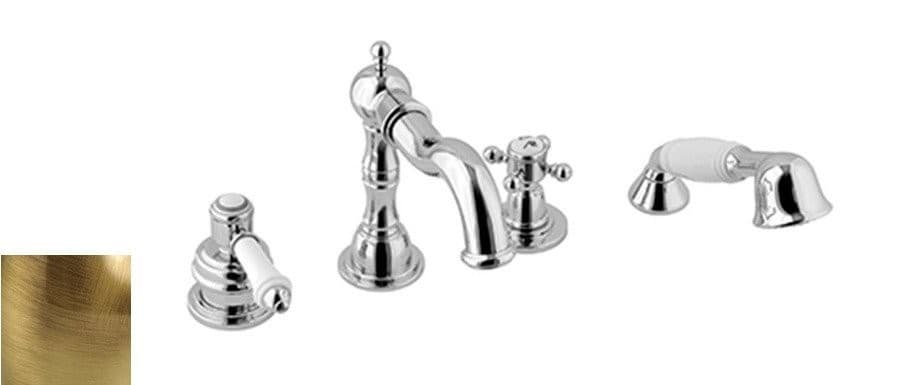 VIENNA bateria na brzeg wanny retro czteroelementowa (LOM27D30930BR)