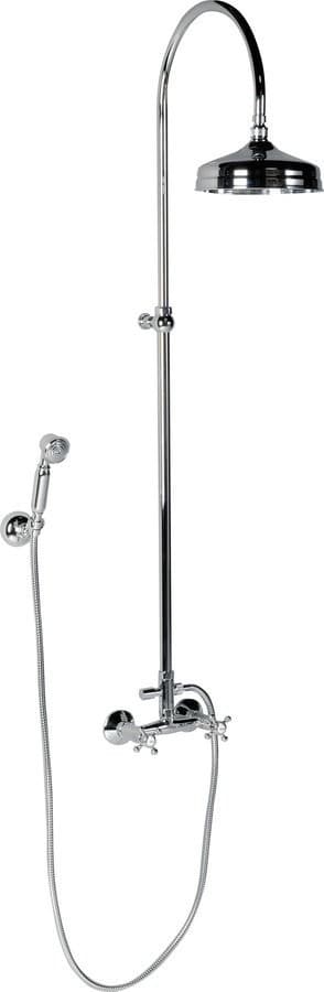 ANTEA zestaw prysznicowy z deszczownią i rączką chrom