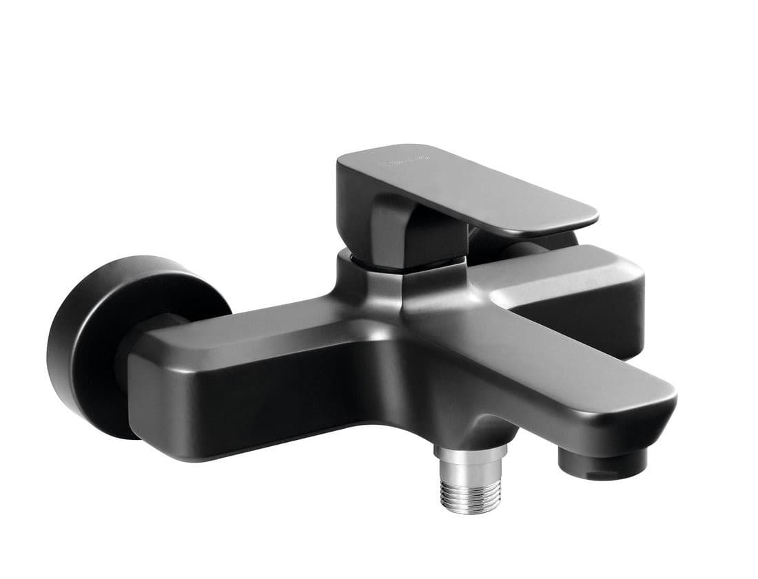 SPY bateria wannowa bez węża prysznicowego, matowa czarna