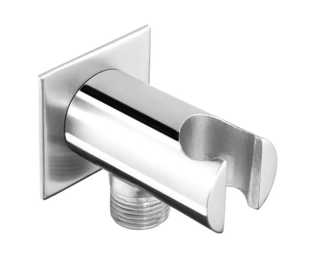 MINIMAL przyłącze kątowe z uchwytem prysznica, stal nierdzewna
