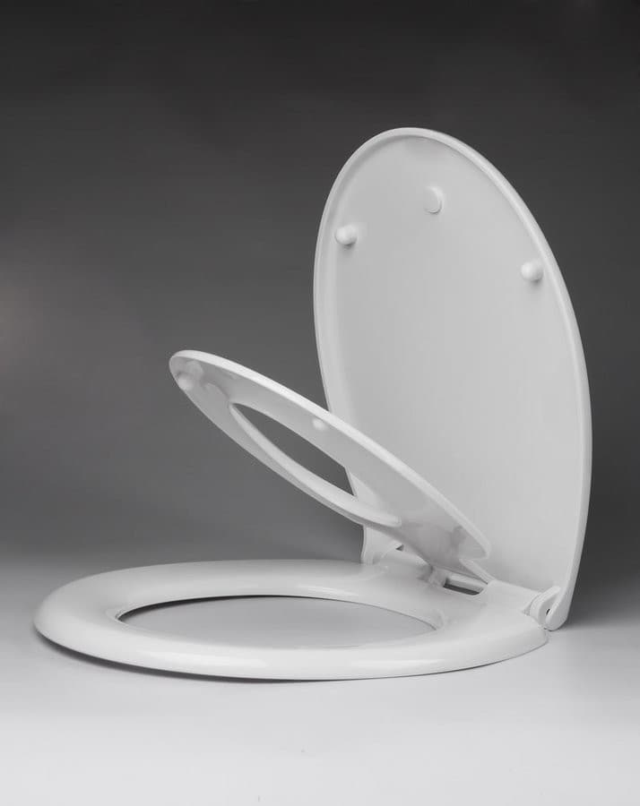 Deska WC z fotelikiem dziecięcym i soft close, polypropylen