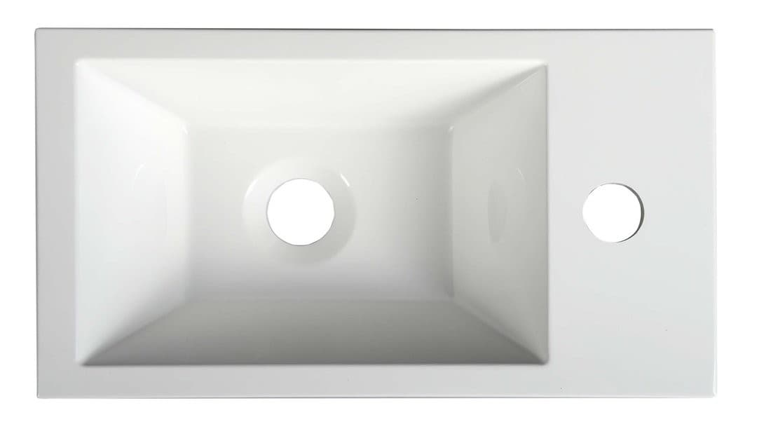 AMAROK umywalka kompozytowa 40x11x22cm z otworem na baterię
