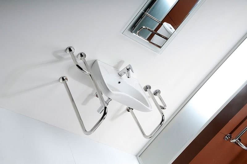 HANDICAP umywalka ceramiczna dla niepełnosprawnych 59x45,5cm