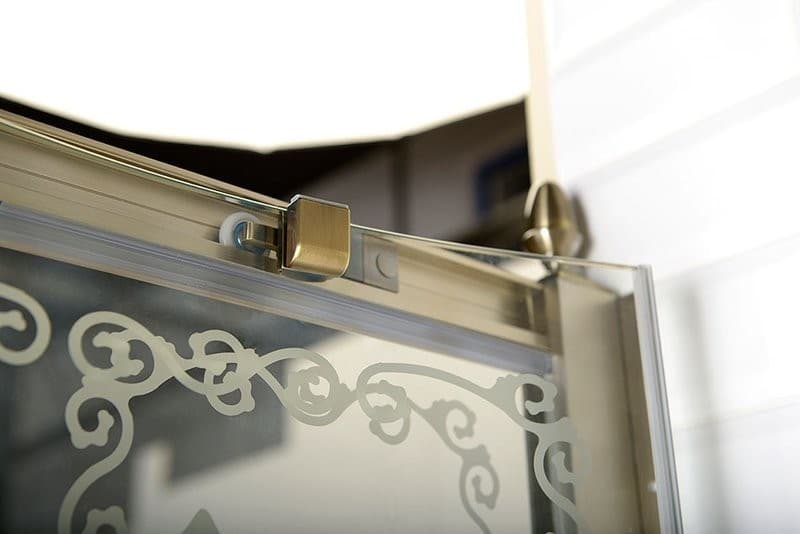 ANTIQUE półokrągła kabina prysznicowa 1000x1000mm z drzwiami przesuwnymi