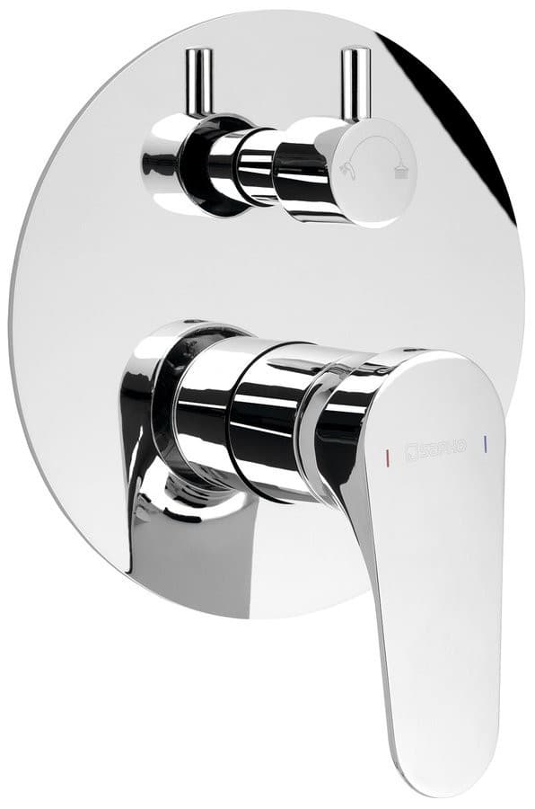 CORNELI bateria prysznicowa naścienna z obrotowym przełącznikiem