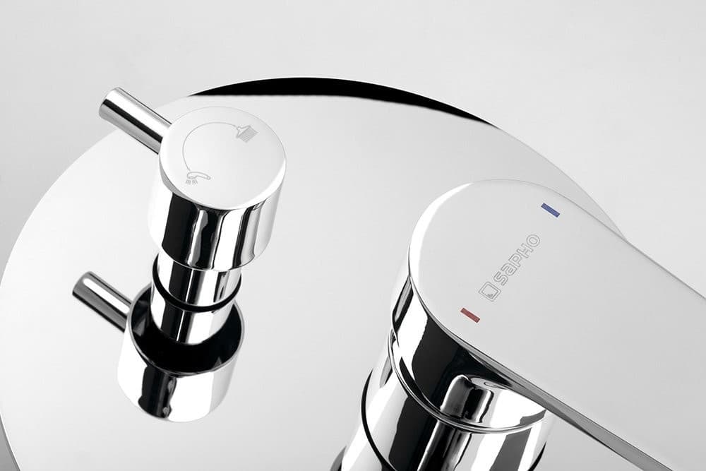 KAI podtynkowa bateria prysznicowa, 2 funkcje, chrom