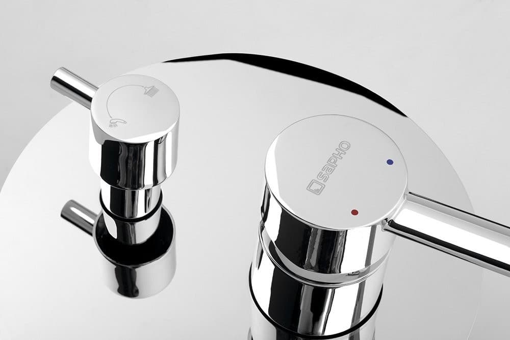 LUKA podtynkowa bateria prysznicowa, 2 funkcje, chrom