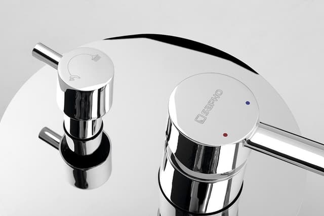 LUKA podtynkowa bateria prysznicowa, 2 funkcje, chrom