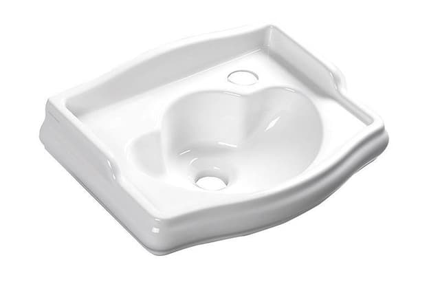 RETRO umywalka ceramiczna 41x30cm z otworem na baterię