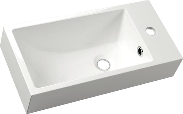 ARIANA umywalka kompozytowa 50x10x25 cm, prawa bateria