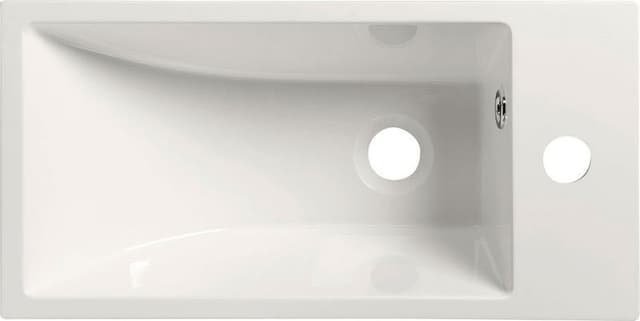 ARIANA umywalka kompozytowa 50x10x25 cm, prawa bateria