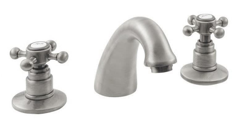 ANTEA bateria umywalkowa trzyelementowa nikiel szczotkowany