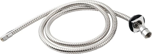 Gniazdo prysznicowe kwadratowe z wężem chromowane