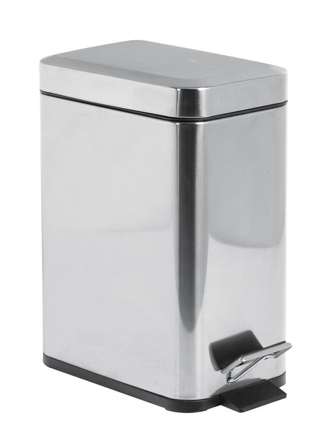 SIMPLE LINE kosz na śmieci prostokątny 5 l stal nierdzewna