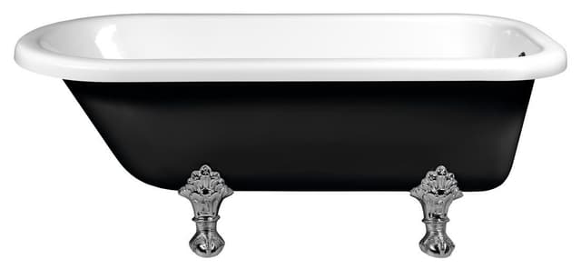 FOXTROT wanna wolnostojąca 170x75cm, chromowane nogi