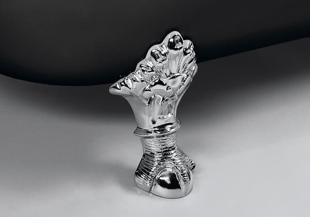 FOXTROT wanna wolnostojąca 170x75cm, chromowane nogi