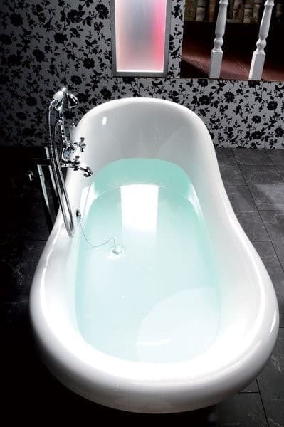 CHARLESTON wanna wolnostojąca 188x80x71cm, chrom, Retro