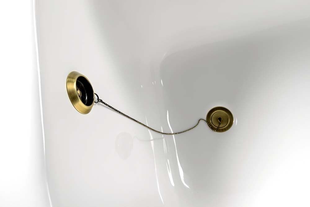 FOXTROT wanna wolnostojąca 170x75 cm, retro czarno-biała