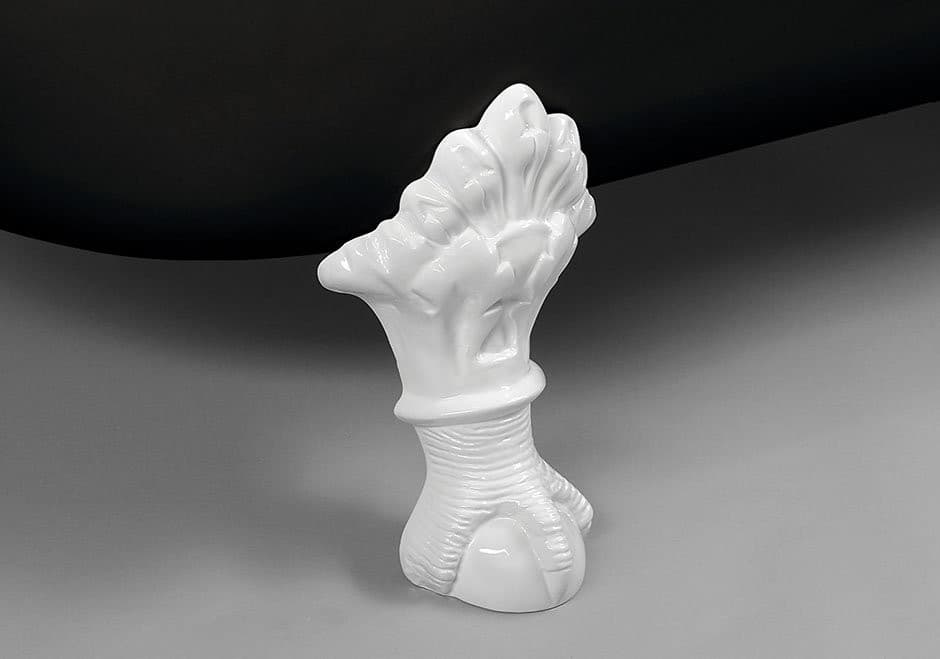 FOXTROT wanna wolnostojąca 170x75 cm, retro czarno-biała