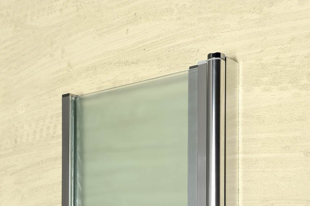 VANDA Parawan wannowy składany 100x140 cm, szkło brick