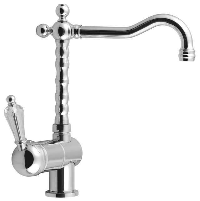 KIRKÉ CRYSTAL zlewozmywakowa bateria stojąca z uchwytem kryształ