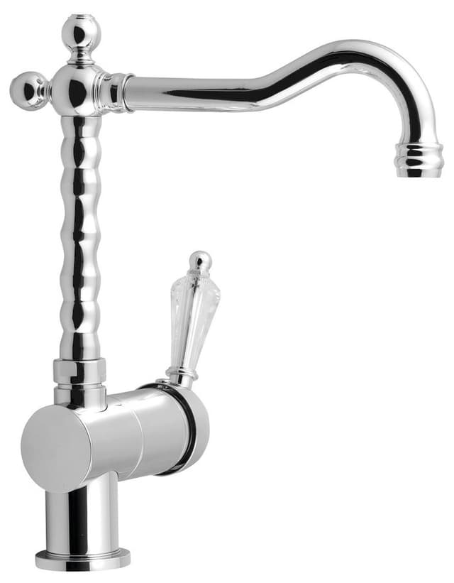 KIRKÉ CRYSTAL zlewozmywakowa bateria stojąca z uchwytem kryształ