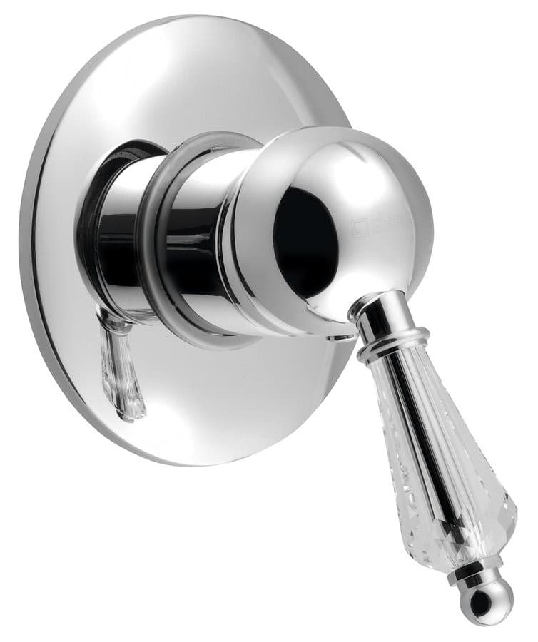 KIRKÉ CRYSTAL prysznicowa bateria podtynkowa z uchwytem kryształowym