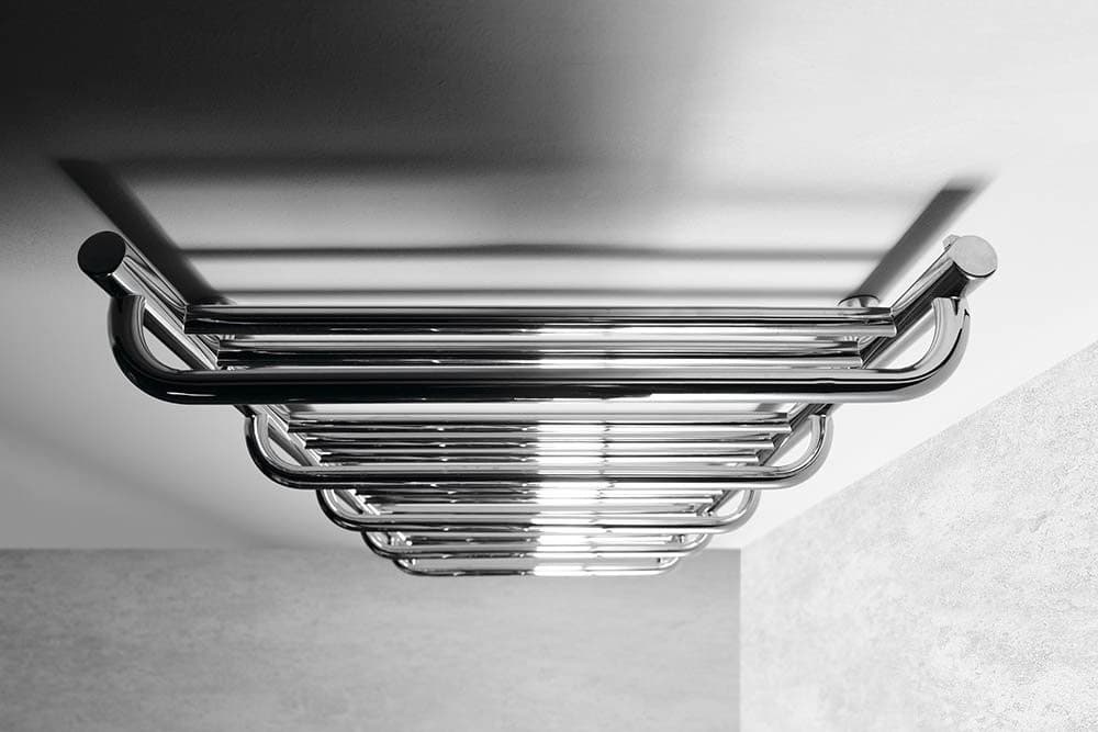 MANISA grzejnik łazienkowy 600x1328, 5 wieszaków, chrom