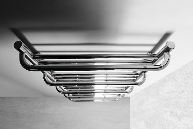 MANISA grzejnik łazienkowy 600x1328, 5 wieszaków, chrom