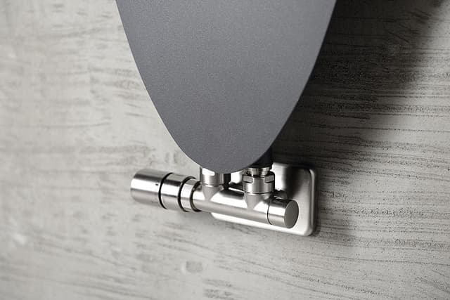 TWIN zestaw przyłączeniowy z termostatem lewy stal nierdzewna