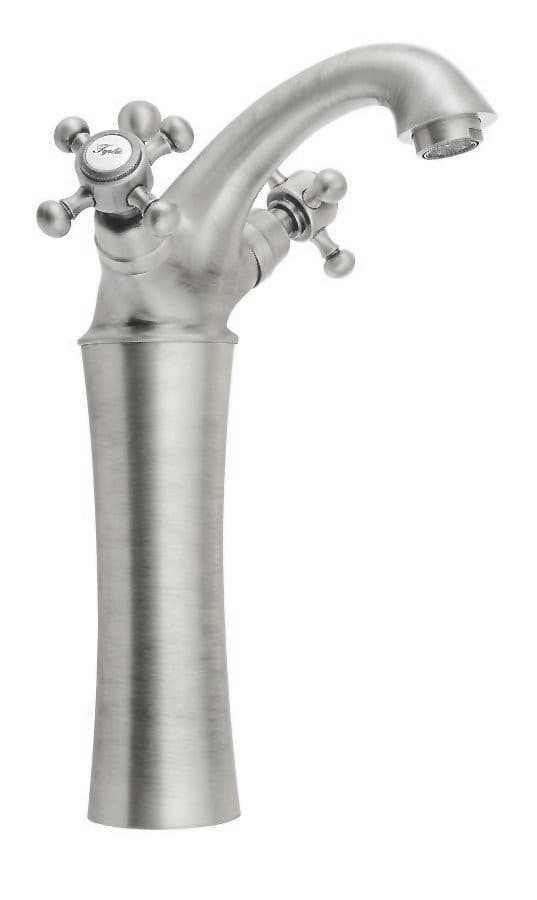 ANTEA bateria umywalkowa wysoka nikiel szczotkowany 245mm