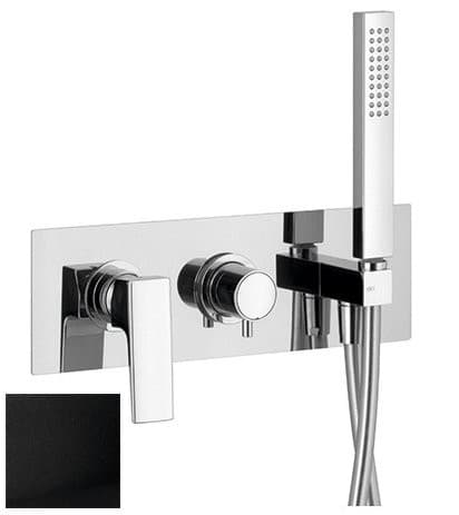 DIMY bateria prysznicowa podtynkowa 2-funkcyjna czarna