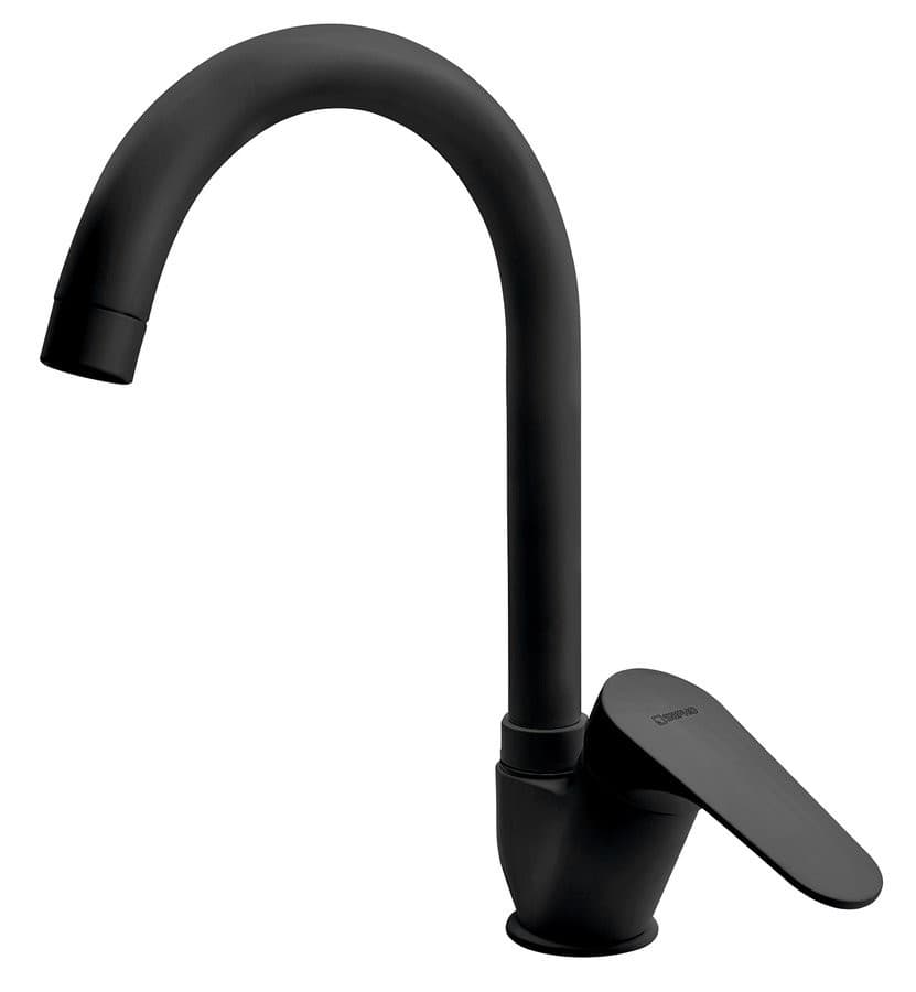 CORNELI bateria kuchenna, czarna matowa 300mm