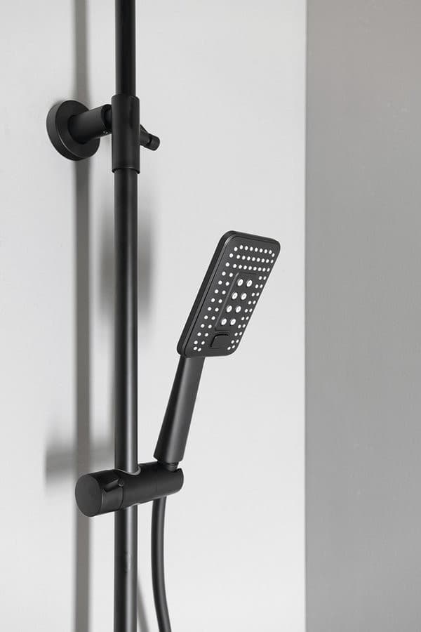 DARK teleskopowy zestaw prysznicowy z baterią termostatyczną