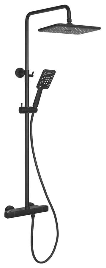 DARK teleskopowy zestaw prysznicowy z baterią termostatyczną