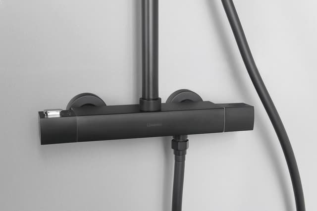 DARK teleskopowy zestaw prysznicowy z baterią termostatyczną