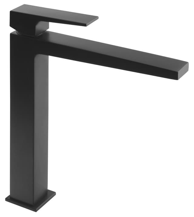 DIMY wysoka bateria umywalkowa z przedłużoną wylewką czarna