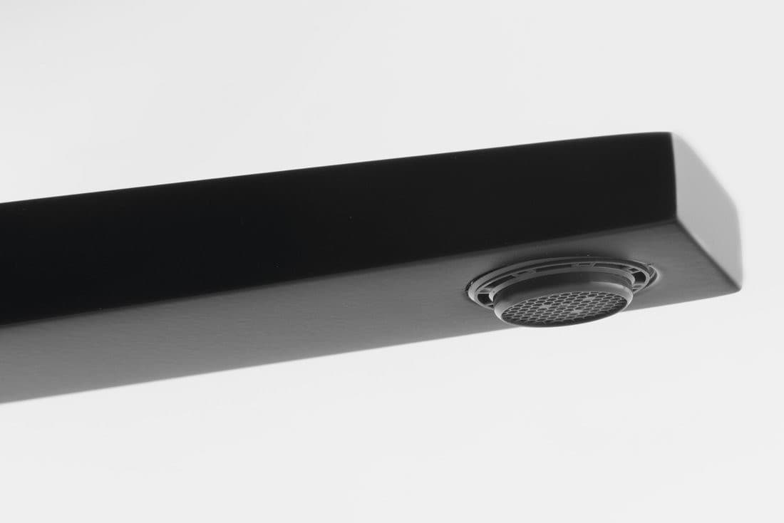 DIMY wysoka bateria umywalkowa z przedłużoną wylewką czarna