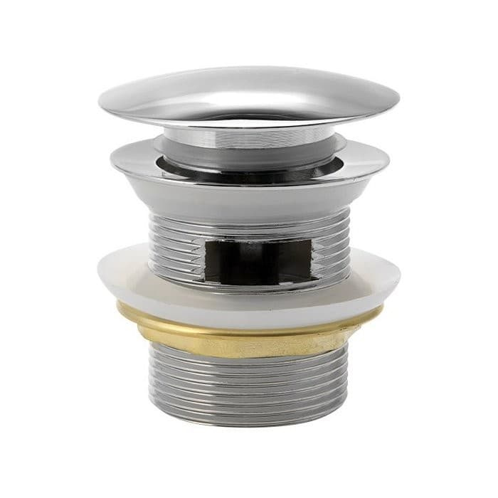 Korek Click Clack do wanien z przelewem 1“1/2 chrom