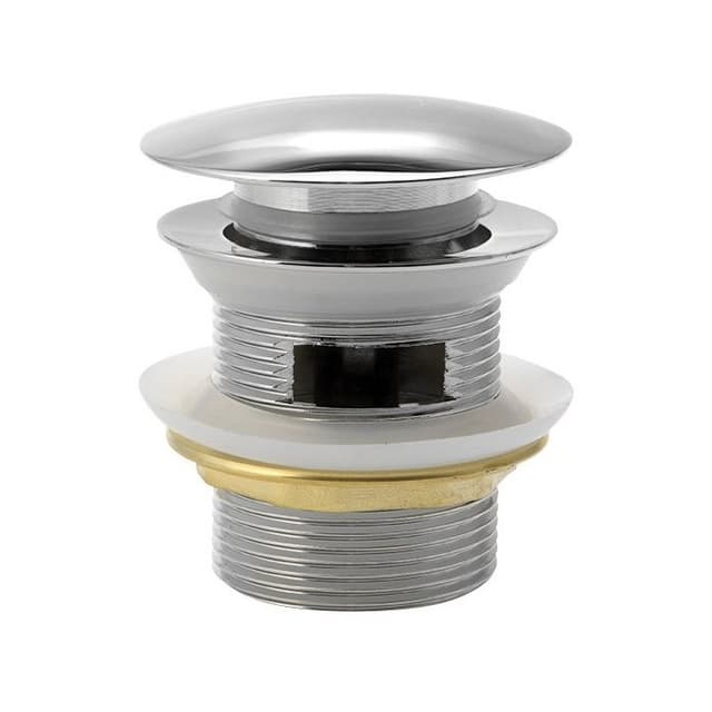 Korek Click Clack do wanien z przelewem 1“1/2 chrom